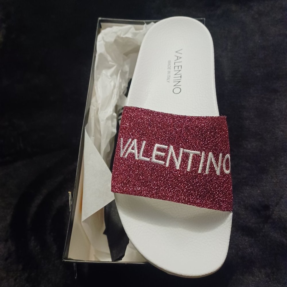 Designer women's slides